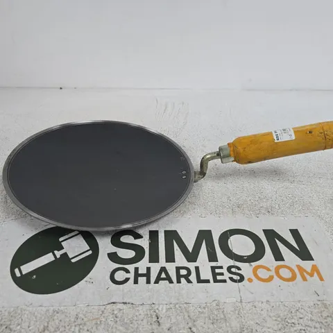 PRIMA KITCHENWARE 11" IRON ROTI TAWA WOOD HANDLE