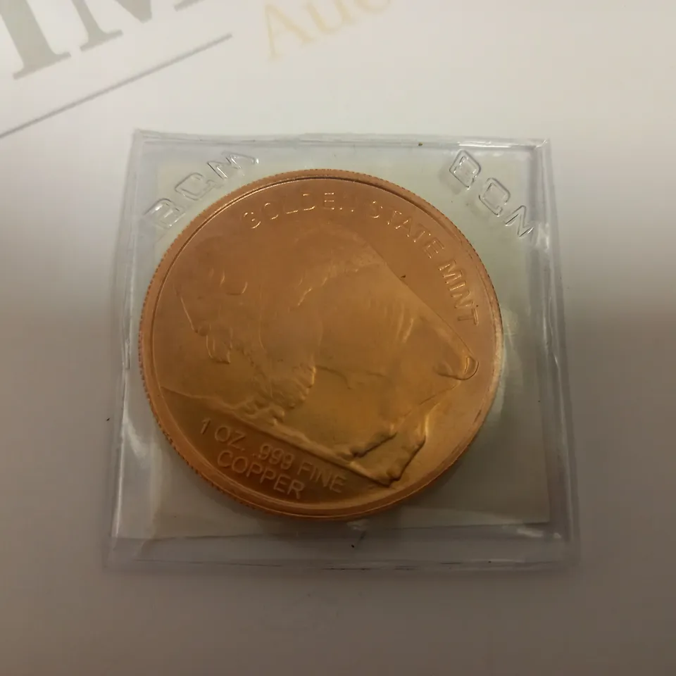 LIBERTY GOLDEN STATE OF MINT 1OZ COPPER COLLECTABLE COIN