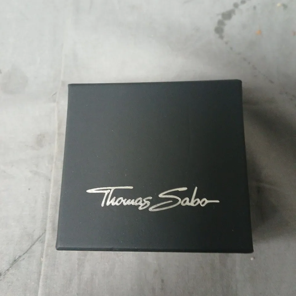 THOMAS SABO GOLD-TONE NECKLACE WITH PINK HEART PENDANT