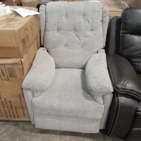 DESIGNER FABRIC UPHOLSTERED RECLINER CHAIR 