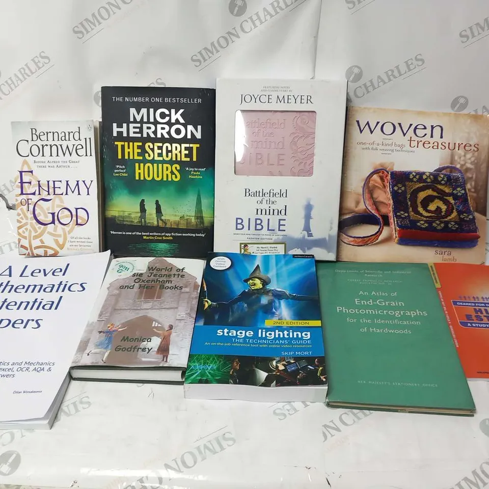 LARGE QUANTITY OF ASSORTED BOOK TITLES INCLUDE FICTION AND NON-FICTION TITLES BY AUTHORS SUCH AS;