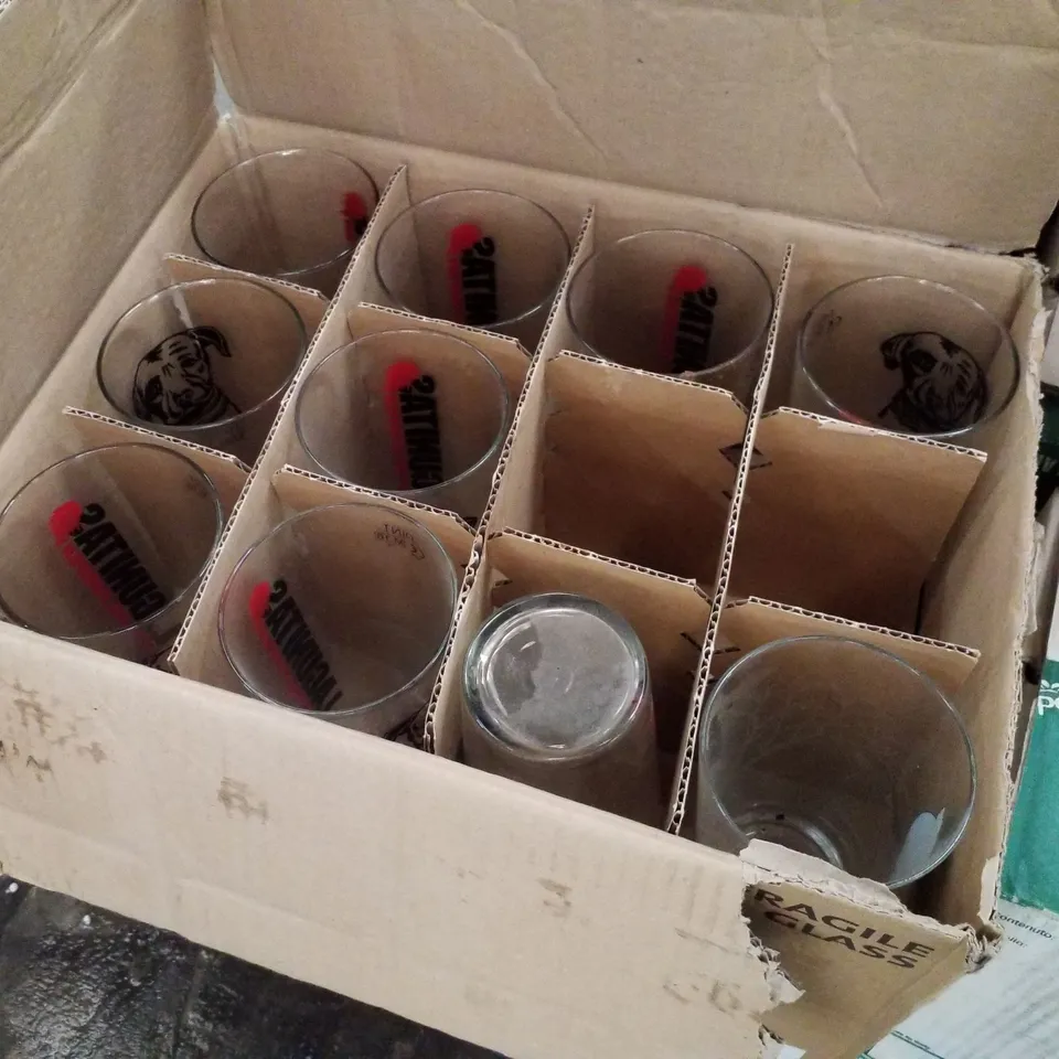 PALLET CONTAINING ASSORTED GLASSWARE 