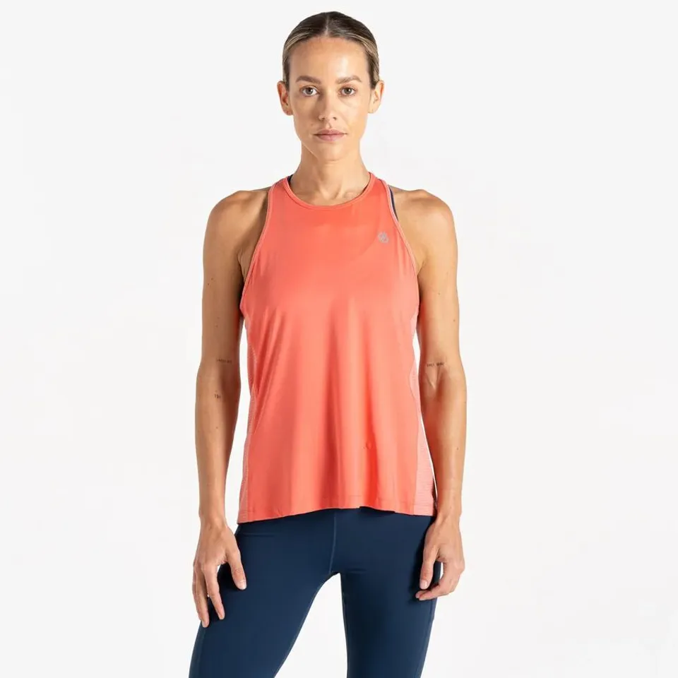 BRAND NEW DARE 2B WOMEN'S TANK TOP GRAVITATE IN PEACH BLOOM - SIZE 16
