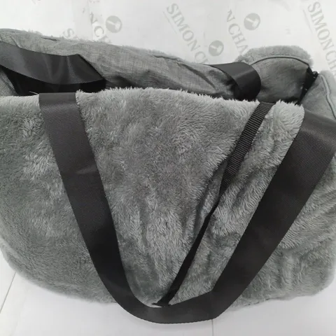 PET FANG FANG CARRY-ALONG PET BED IN GREY