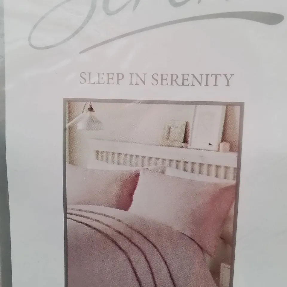 BRAND NEW SERENE SINGLE DUVET COVER SET -PINK-