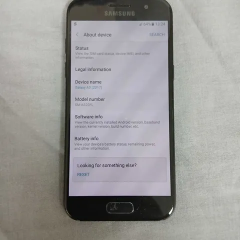 SAMSUNG GALAXY A3 (2017) BLACK – 16GB 