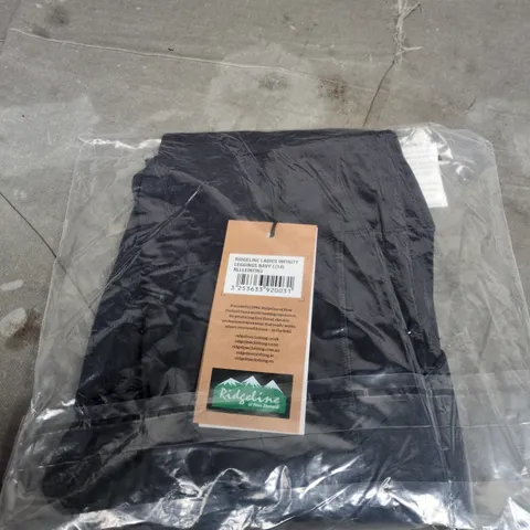 RIDGELINE LADIES INFINITY LEGGINGS – NAVY, UK 14 (L(14))