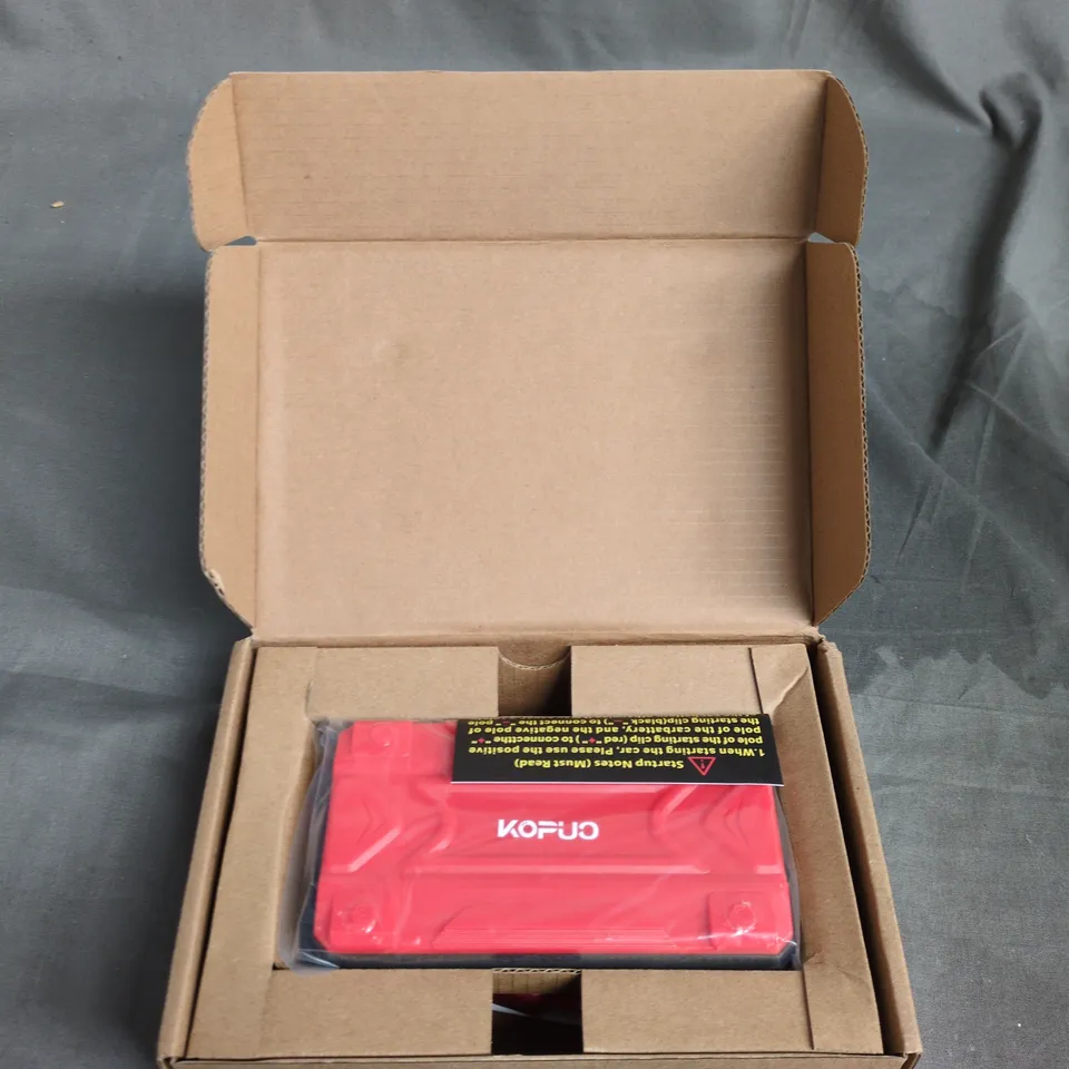 JUMP STARTER MULTI-FUNCTION EMERGENCY POWER SUPPLY FOR AUTOMOBILE – RED 