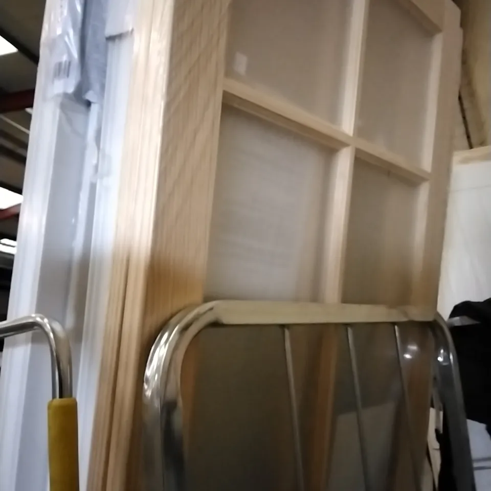 2 PANEL CLEAR PINE GLAZED INTERNAL DOOR 