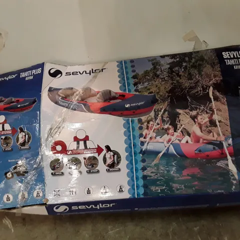 BOXED SEVYLOR TAHITI PLUS 3 PERSON INFLATABLE KAYAK