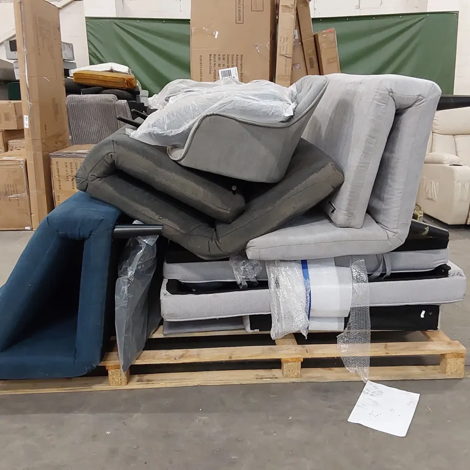 LARGE PALLET OF ASSORTED FURNITURE PARTS 