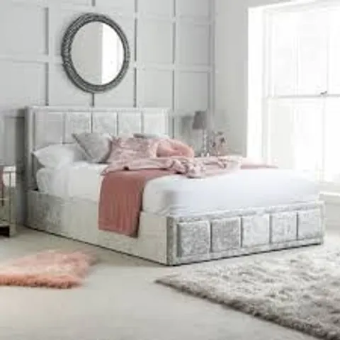 BOXED HANNOVER OTTOMAN BED - CRUSHED VELVET ( 3 BOXES )