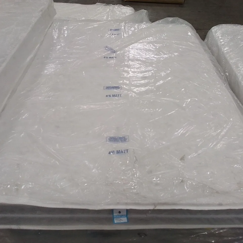 QUALITY BAGGED 4'6" DOUBLE OPEN COIL MATTRESS