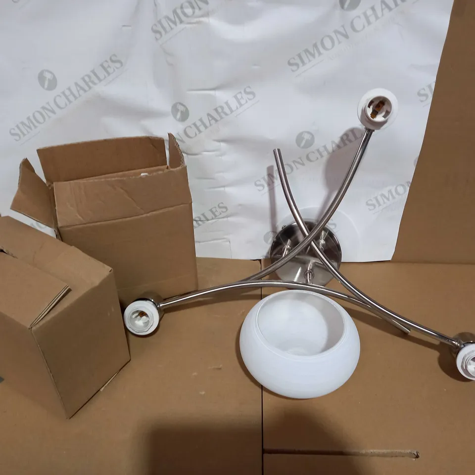 JOHN LEWIS ELIO 3 LIGHT CEILING LIGHT
