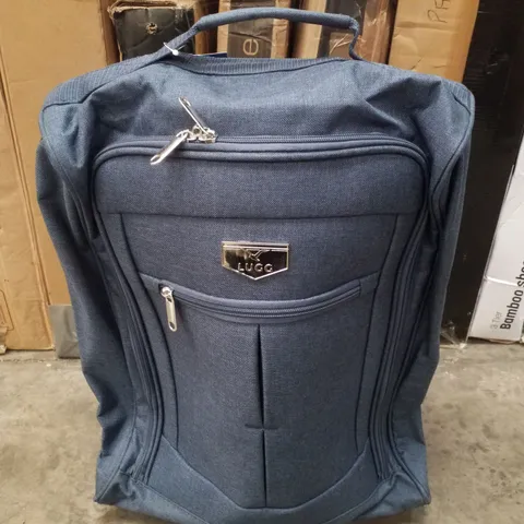 LUGG CABIN APPROVED LIGHTWEIGHT TRAVEL BAG WITH WHEELS - BLUE