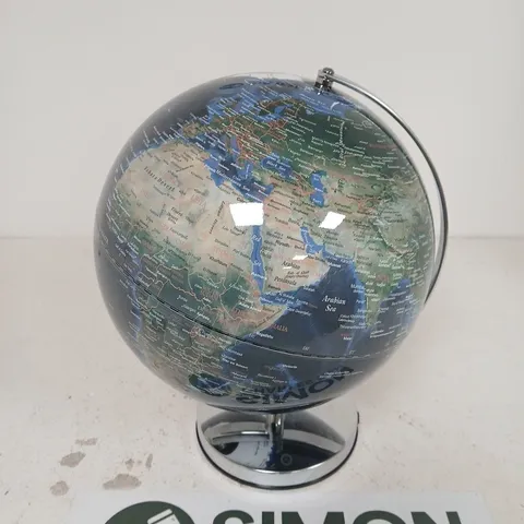 GENTLEMEN'S HARDWARE 12-INCH CITY LIGHTS GLOBE ON STAND
