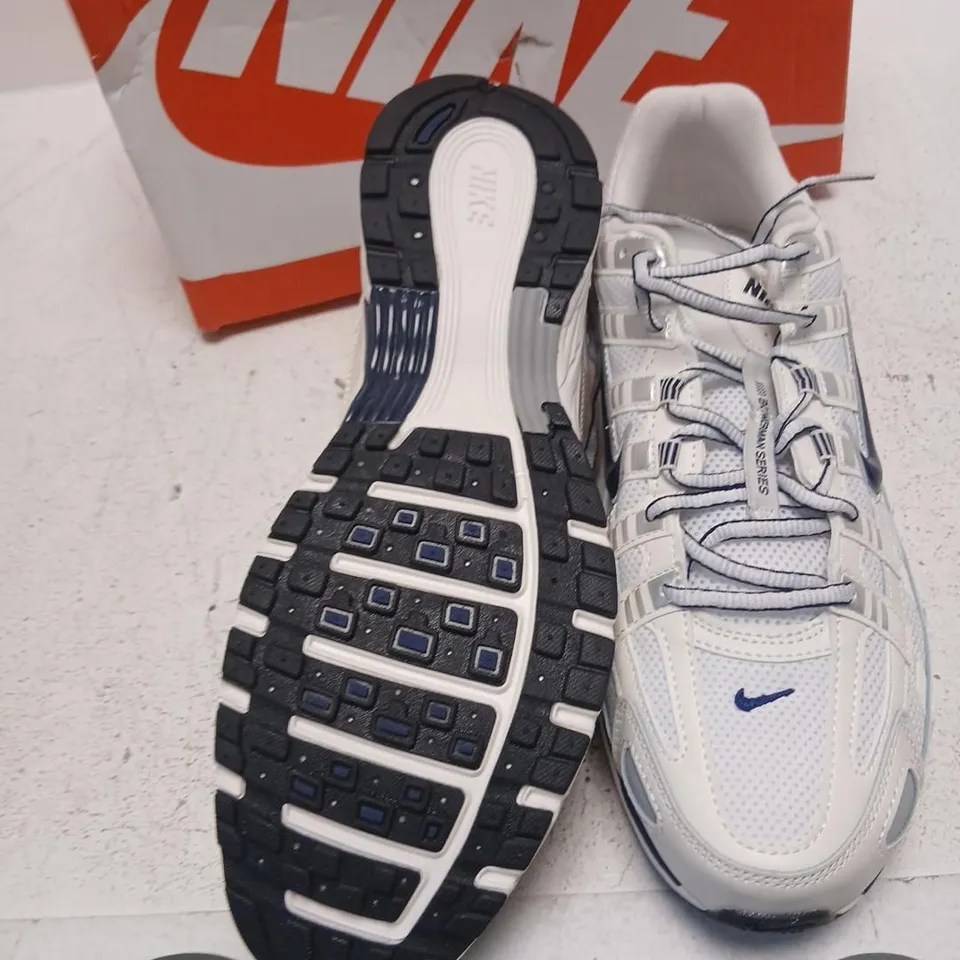 NIKE P-6000 WHITE RUNNING SHOES – MENS UK 11 (EU 46) – BOXED