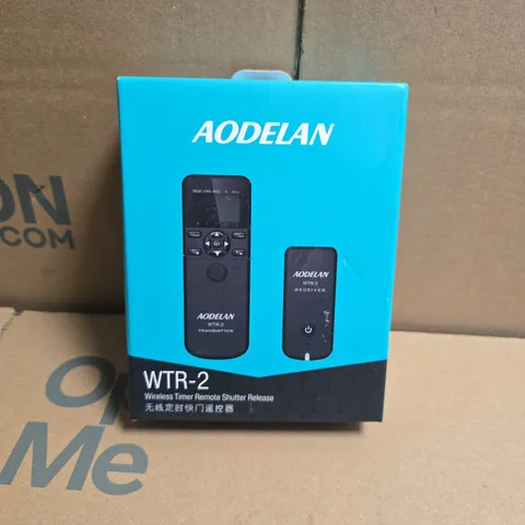 AODELAN WTR-2 WIRELESS TIMER REMOTE SHUTTER RELEASE (TRANSMITTER & RECEIVER)
