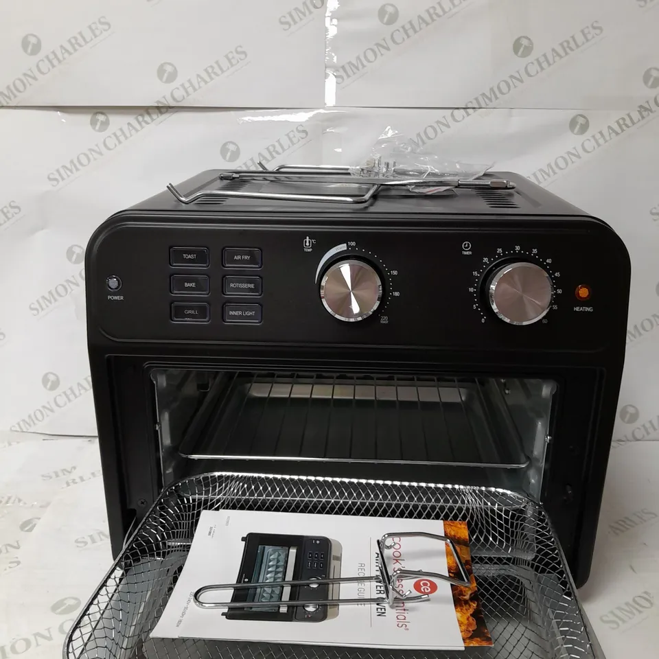 COOK'S ESSENTIAL 21-LITRE AIRFRYER OVEN IN BLACK