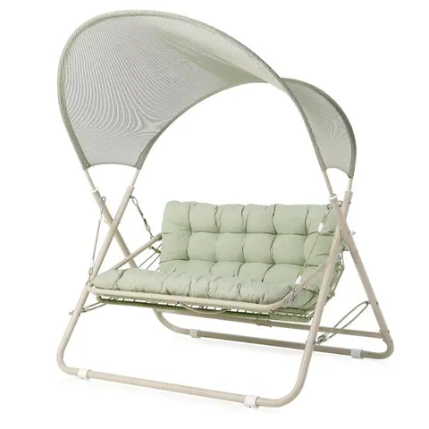 INNOVATORS DOUBLE CANOPY SWING SEAT CHAIR