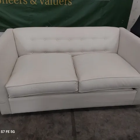 DESIGNER GASTARD METAL ACTION SOFABED MERINGUE FABRIC