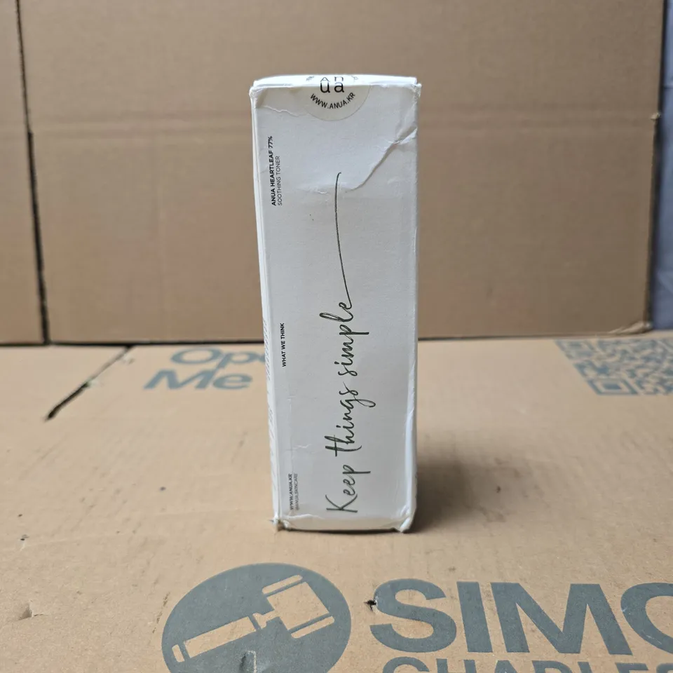 ANUA HEARTLEAF 77% SOOTHING TONER BOXED