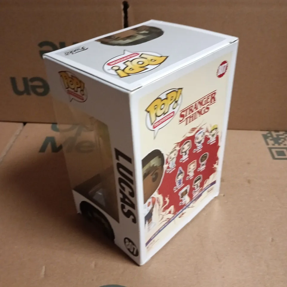 FUNKO POP! STRANGER THINGS LUCAS VINYL FIGURE (807) – BOXED