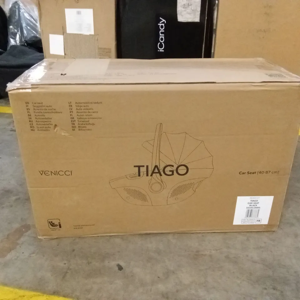 BOXED VENICCI TIAGO CAR SEAT