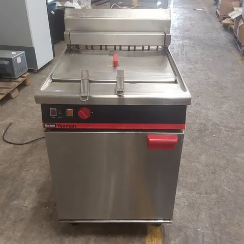 BARTLETT YEOMAN SINGLE TANK TWIN BASKET FRYER ELECTRIC