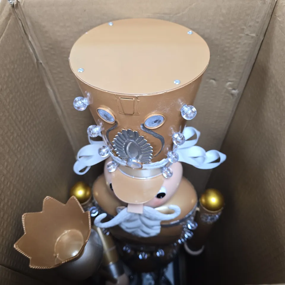 INLIT GIANT NUTCRACKER GOLD/SILVER - COLLECTION ONLY  RRP £129.99