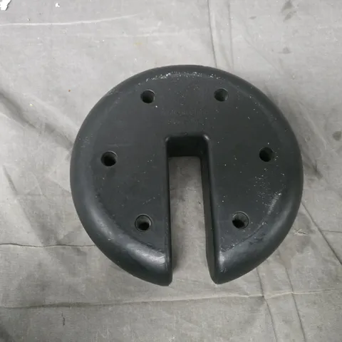 5X 2.3KG PARASOL WEIGHTS IN BLACK