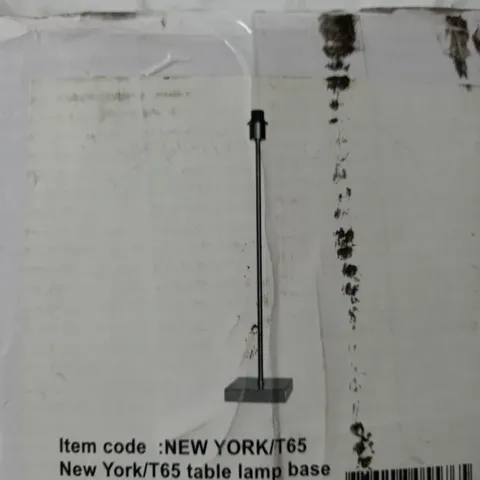 BOXED ITS ABOUT ROMI NEW YORK 65CM TABLE LAMP BASE