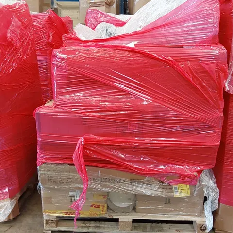 PALLET OF ASSORTED ITEMS INCLUDING: FOX AND GREY ACTIVE MEMORY 3FT MATTRESS, EXERCISE BIKE, PINE WHITE SINGLE BED