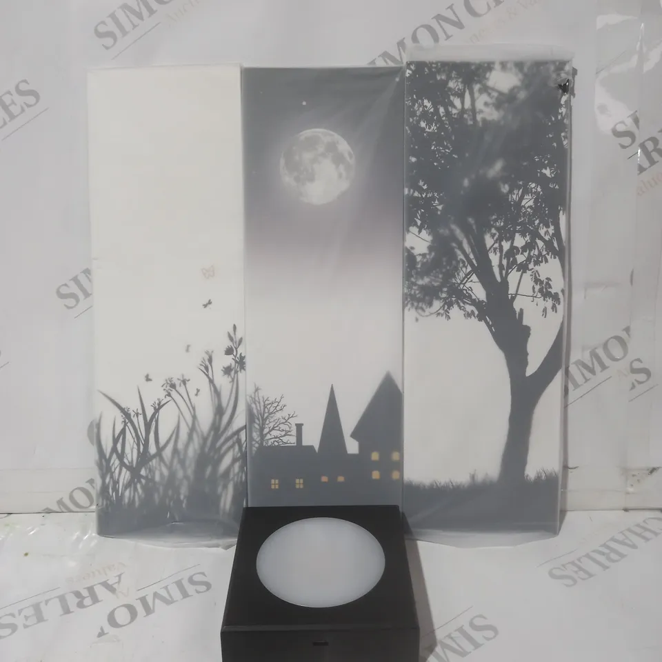BOXED LUXA SHADOW LAMP WITH 3 SLEEVE DESIGNS