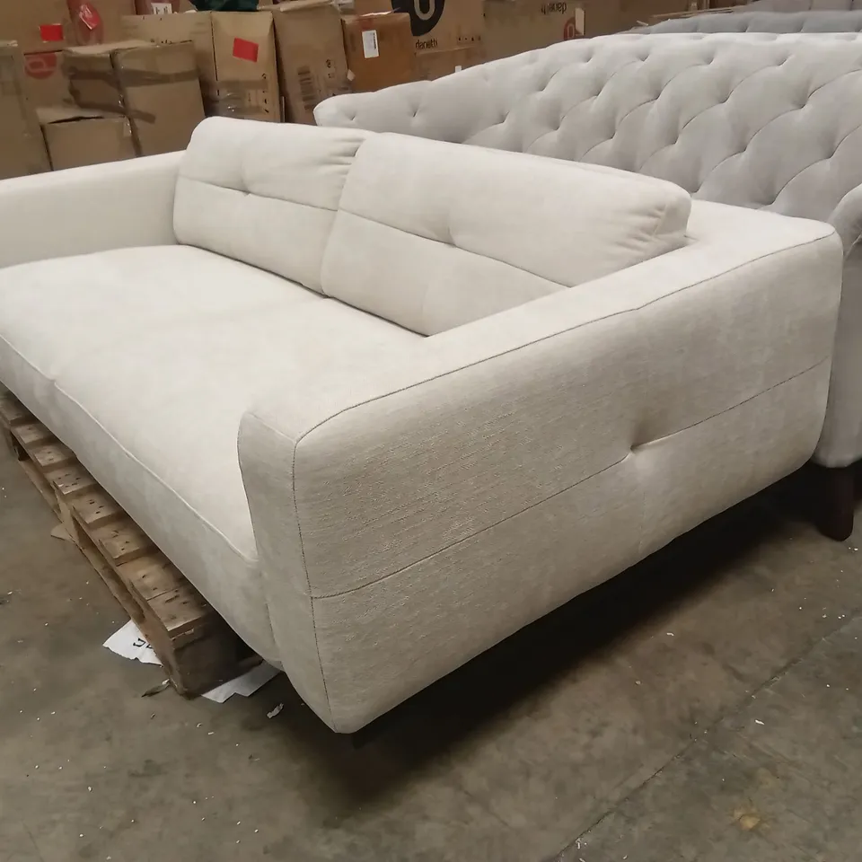 DANETTI COLTON IVORY CHENILLE 2 SEATER SOFA RRP £1499