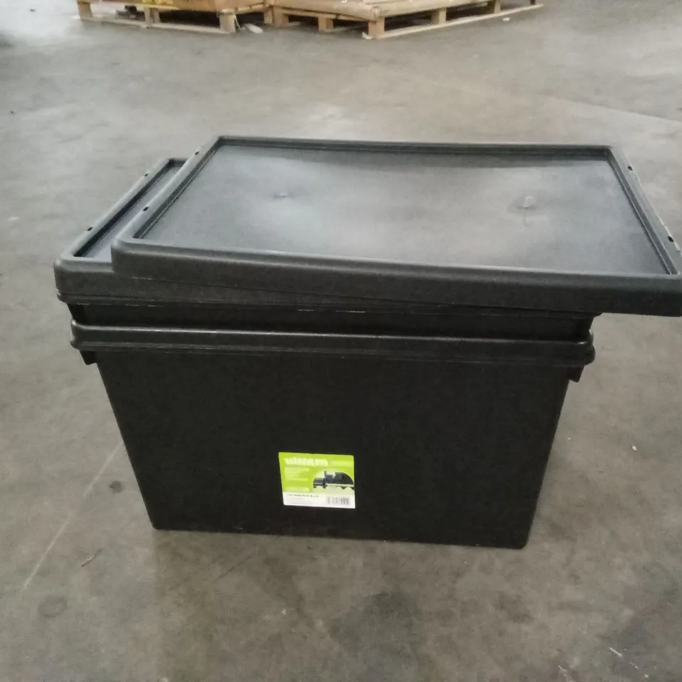 BOXED SET OF 2 WHAM 62L STORAGE BOXES WITH LIDS