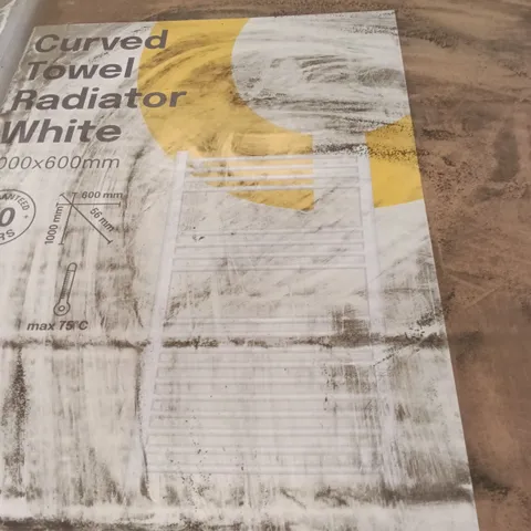 PALLET CONTAINING APPROXIMATELY 17 CURVED TOWEL RADIATORS 