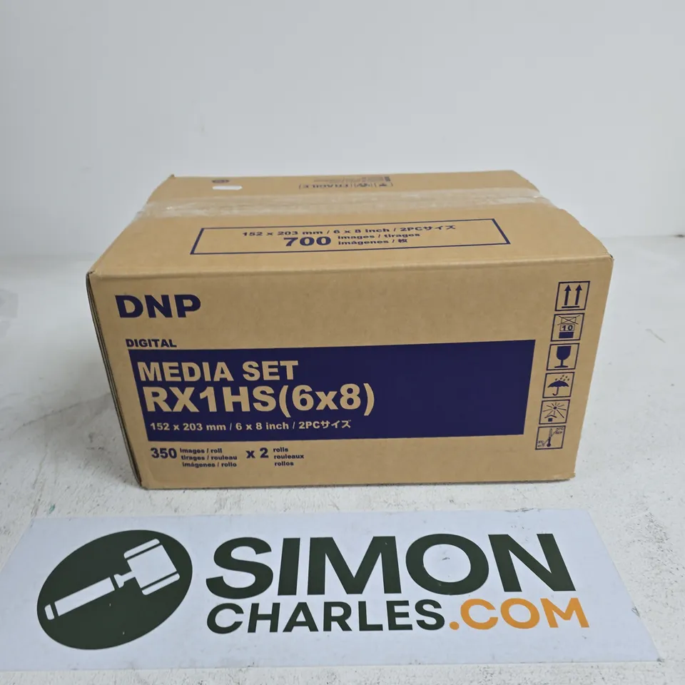 DNP RX1HS DIGITAL MEDIA SET (6X8IN) – 2 ROLLS
