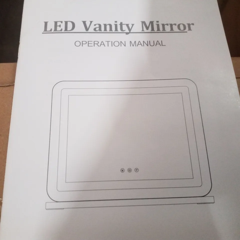 BOXED 3 COLOUR DIMMABLE LED MAKEUP MIRROR 