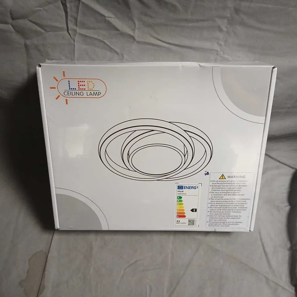 LED CEILING LAMP – BOXED CIRCULAR RING DESIGN - SEALED 