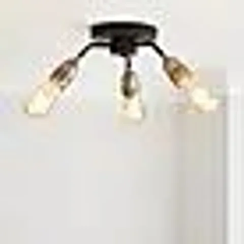 BOXED MARSDEN 3 LIGHT SEMI FLUSH CEILING LIGHT