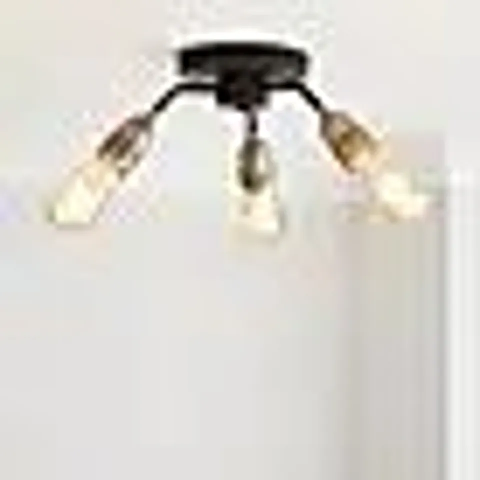BOXED MARSDEN 3 LIGHT SEMI FLUSH CEILING LIGHT