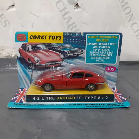 CORGI TOYS- 4.2 LITRE JAGUAR 'E' TYPE 2+2 - 335