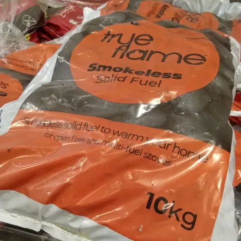 PALLET TO CONTAIN A LARGE QUANTITY OF TRUE FLAME SMOKELESS SOLID FUEL - FOR OPEN FIRES AND FUEL STOVES