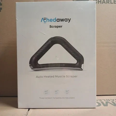 BOXED ACHED AWAY AUTO HEATED MUSCLE SCRAPER