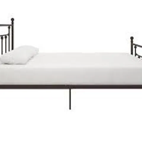 BOXED MANILA METAL BED BRONZE LOOK, KING (1 BOX)