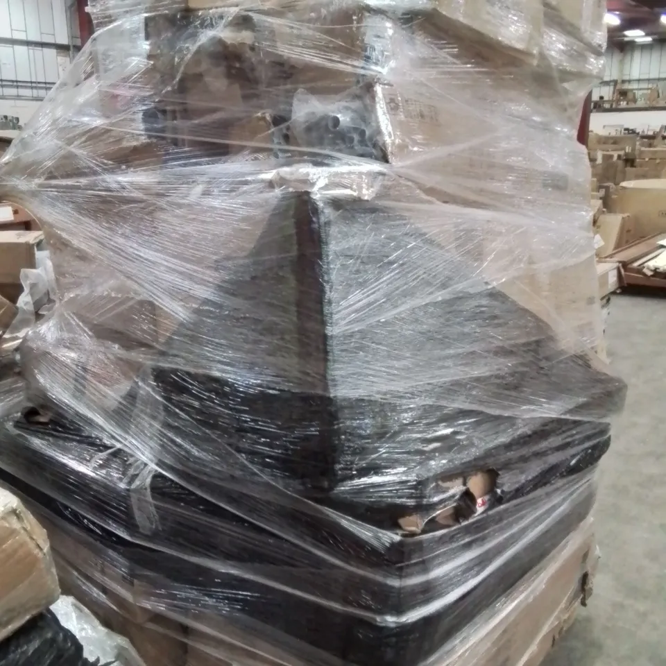PALLET OF ASSORTED HOUSEHOLD GOODS AND PRODUCTS TO INCLUDE;AIR COOLER,TUBE TENTS,SACK TRUCK,GARDEN RATTAN SET,FAN