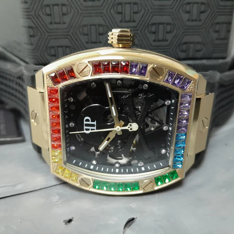 BOXED PHILIPP PLEIN THE $KELETON MEN'S WATCH