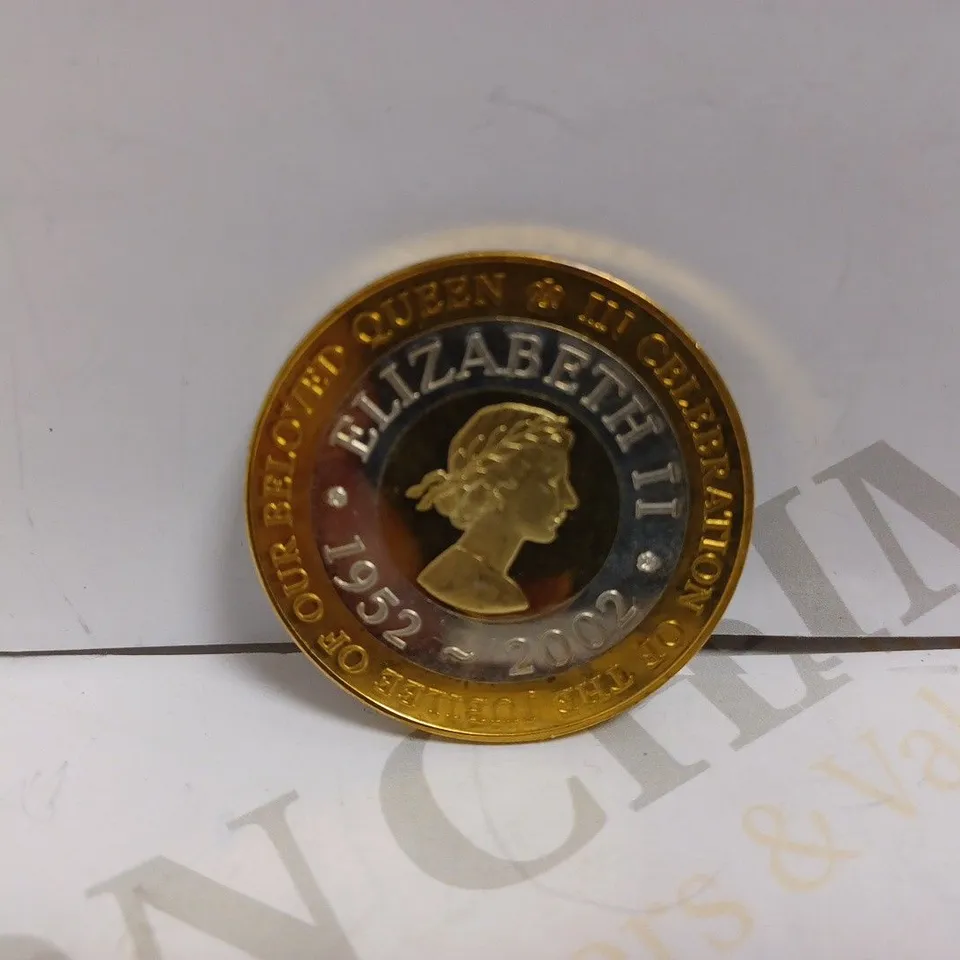 GOLDEN JUBILEE 2002 COLLECTABLE COIN