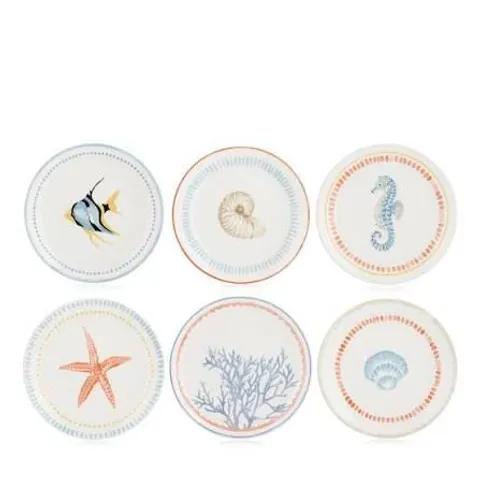 GARDEN STORIES X ANOUSKA SET OF 6 REE DINING PLATES